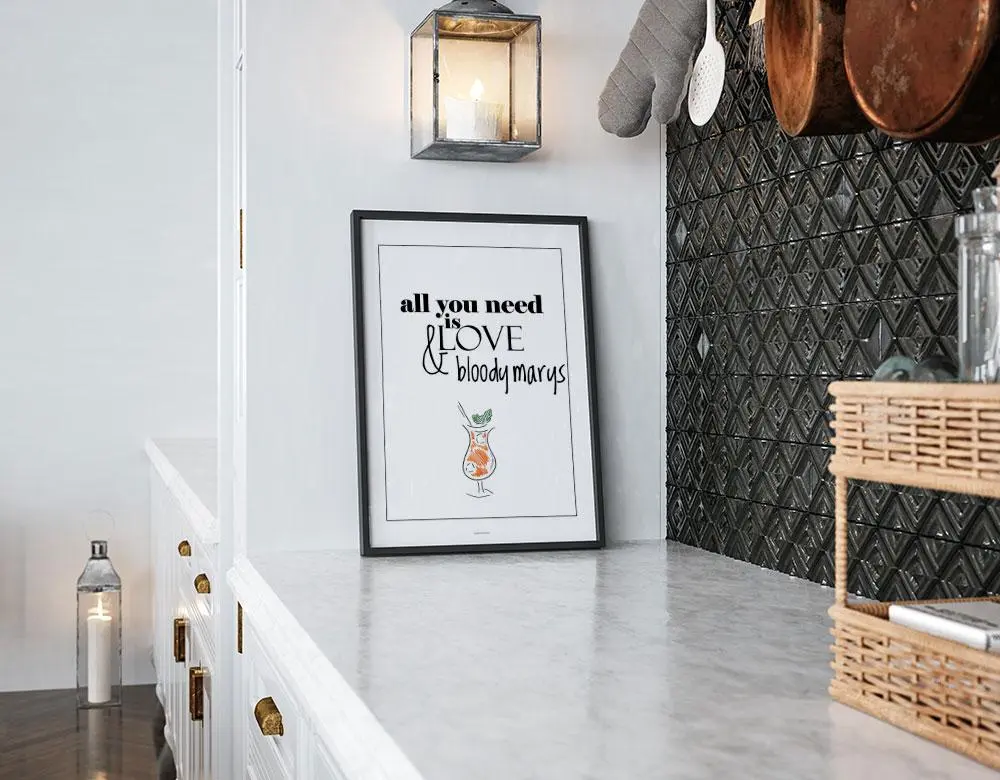 Cocktailskylt - Bloody Mary