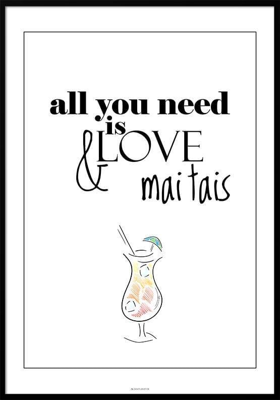 Drycksaffisch - Mai Tai