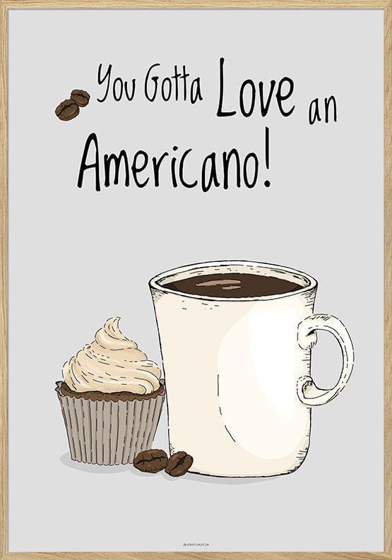 Kaffeposter - Americano