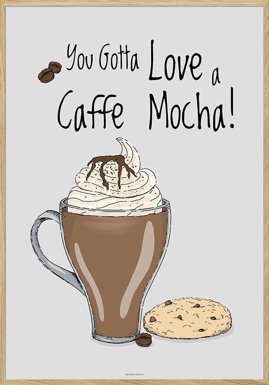 Kaffeposter - Caffe Mocha