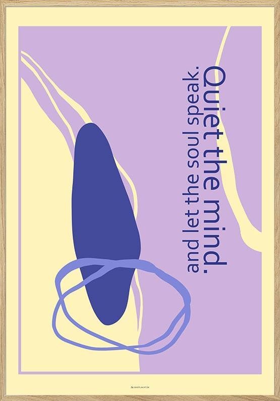 Färgglad konstposter