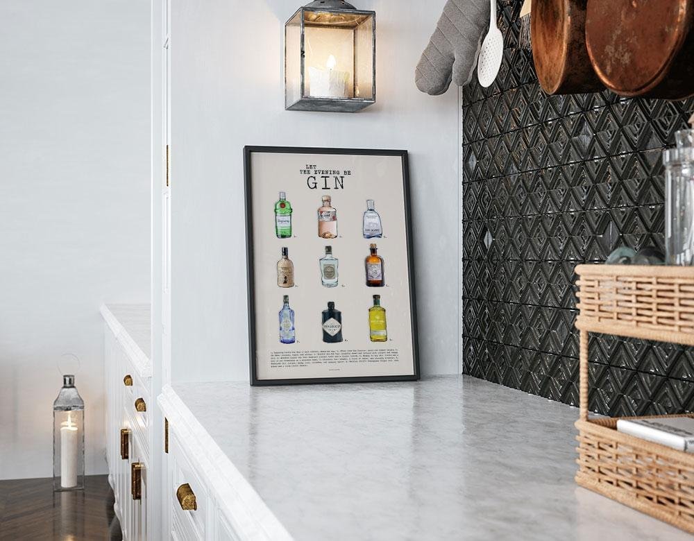 Ginposter - 9 typer av gin