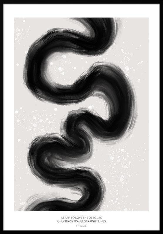 Älskar omvägarna - Konstposter