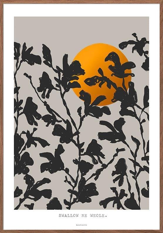 Svälj mig hel - Konstplakat