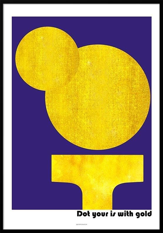 Pricka ditt är - Konstplakat