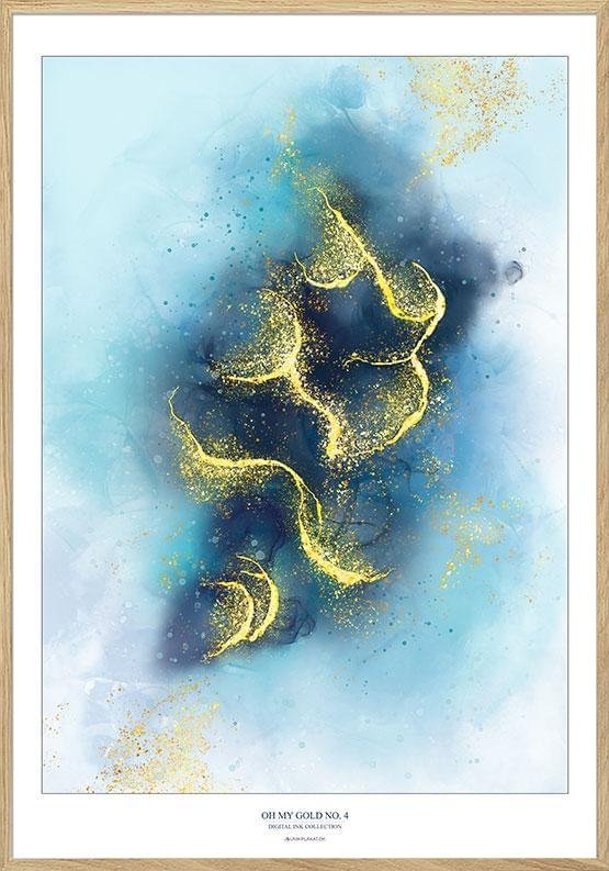 Oh my gold nr 4 - Konstplakat