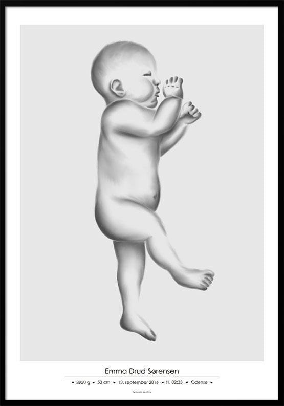 Födelseposter skala 1:1 - nr 1