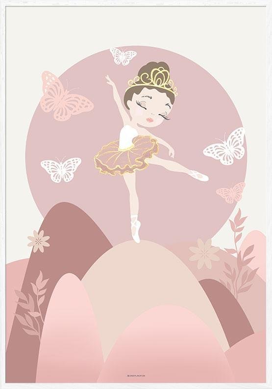 Barnposter med ballerina
