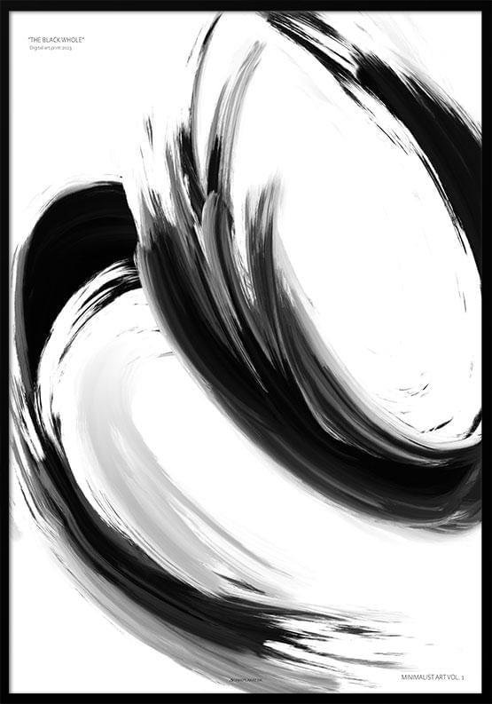 Konstplakat - Den svarta helheten