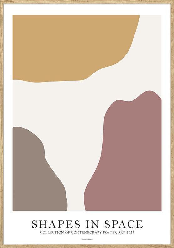 Konstposter - Former i rymden