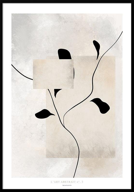 Abstrakt konstposter nr 3