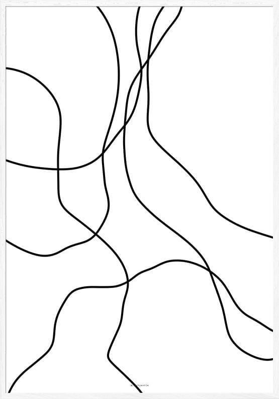 Linjer - konstposter