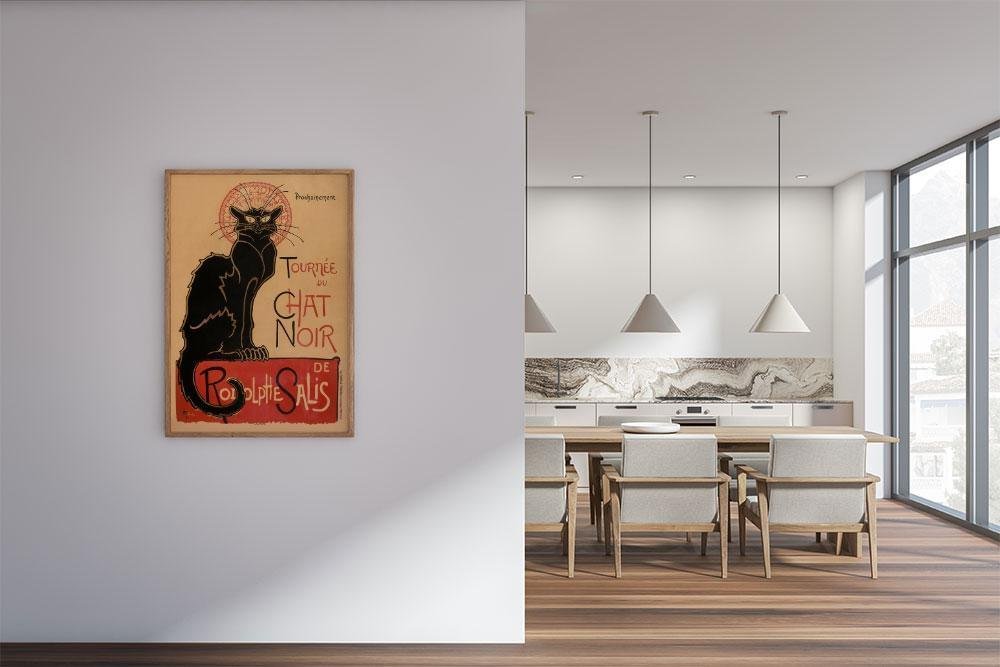 Chat Noir kabaréaffisch av Théophile Alexandre Steinlen