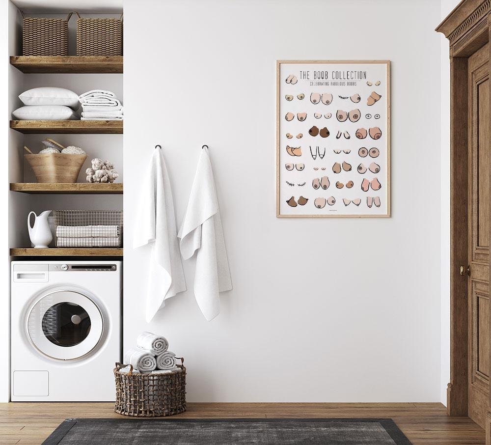 Poster med bröst - The Boob Collection