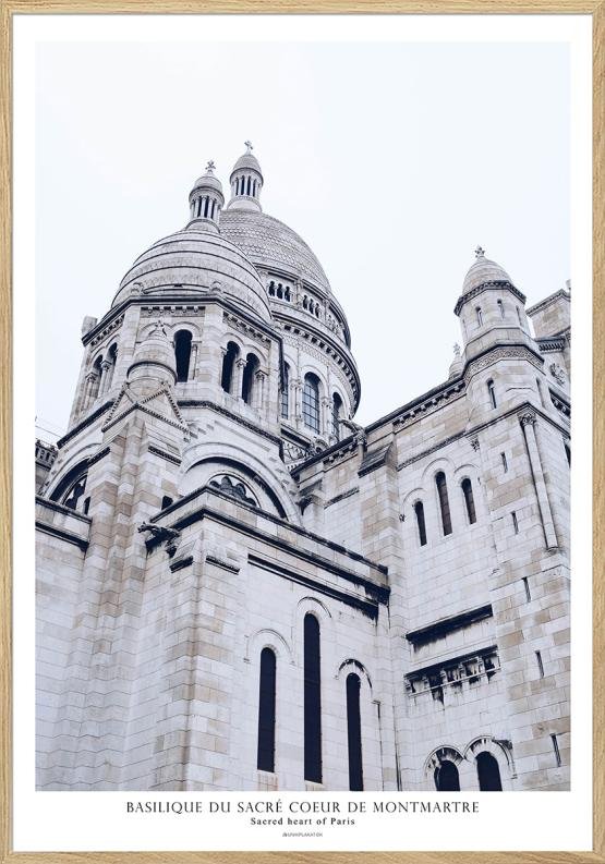 Fotoaffisch - Sacré-Cœur-kyrkan i Paris