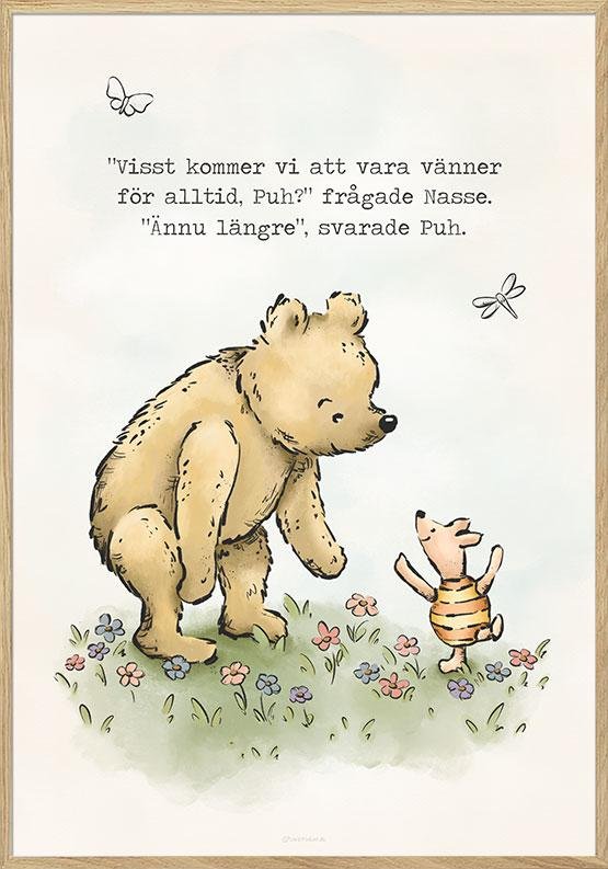 Nalle Puh-poster - Vänner för alltid