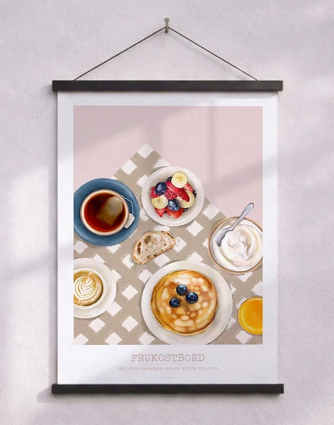 Frukostposter – Mysig morgonstund
