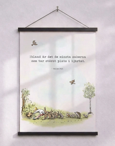 Nalle Puh-poster – De minsta sakerna