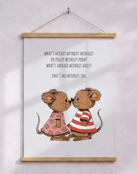 Oemotståndlig barnposter med djur - bästa vänner