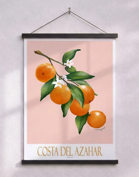 Konstaffisch med orange gren - Costa del Azahar