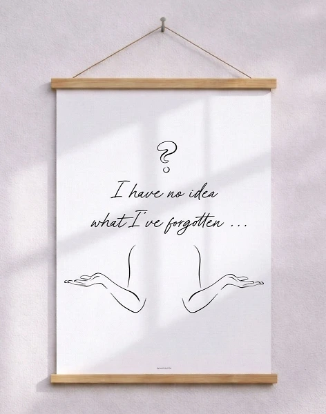 I have no idea - Citataffisch