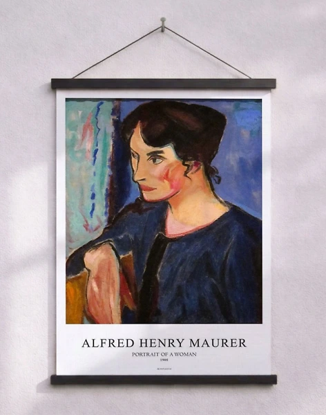 Allfred Henry Maurer - Portrait of a Woman