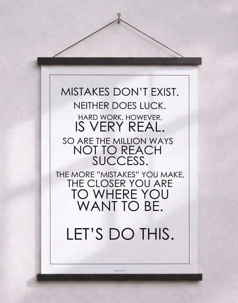 Mistakes poster