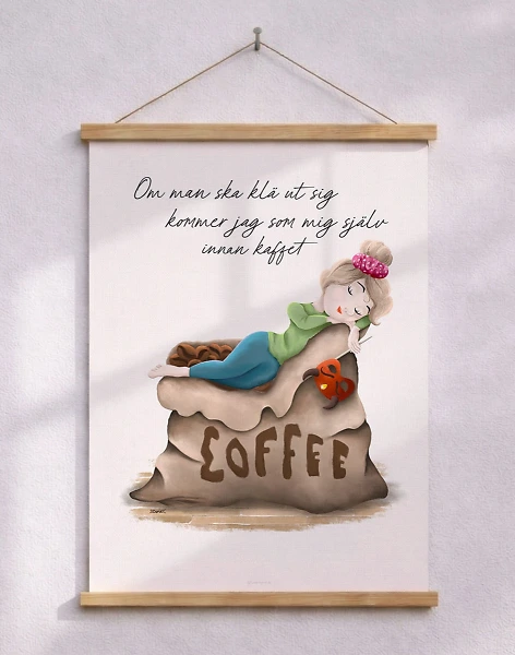 Kaffeposter – Jag före kaffe