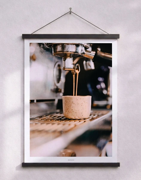 Fotoaffisch - Den första koppen är den bästa