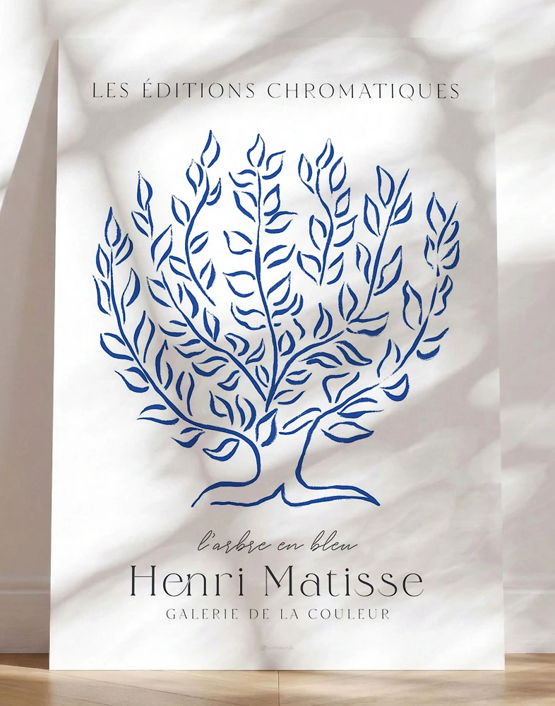 Henri Matisse-affisch - Öppningen i blått