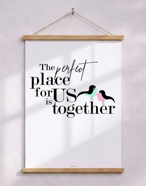 The perfect place - Birds affisch