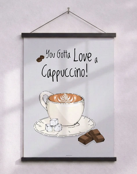 Kaffeaffisch - Cappuccino