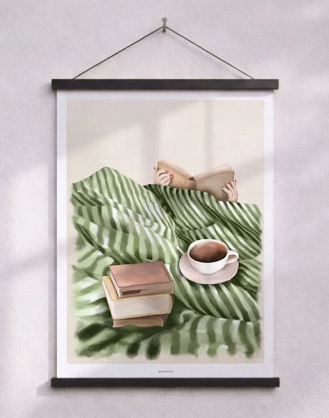 Konstaffisch - Books in bed