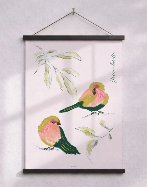 Konstaffisch - Green birds