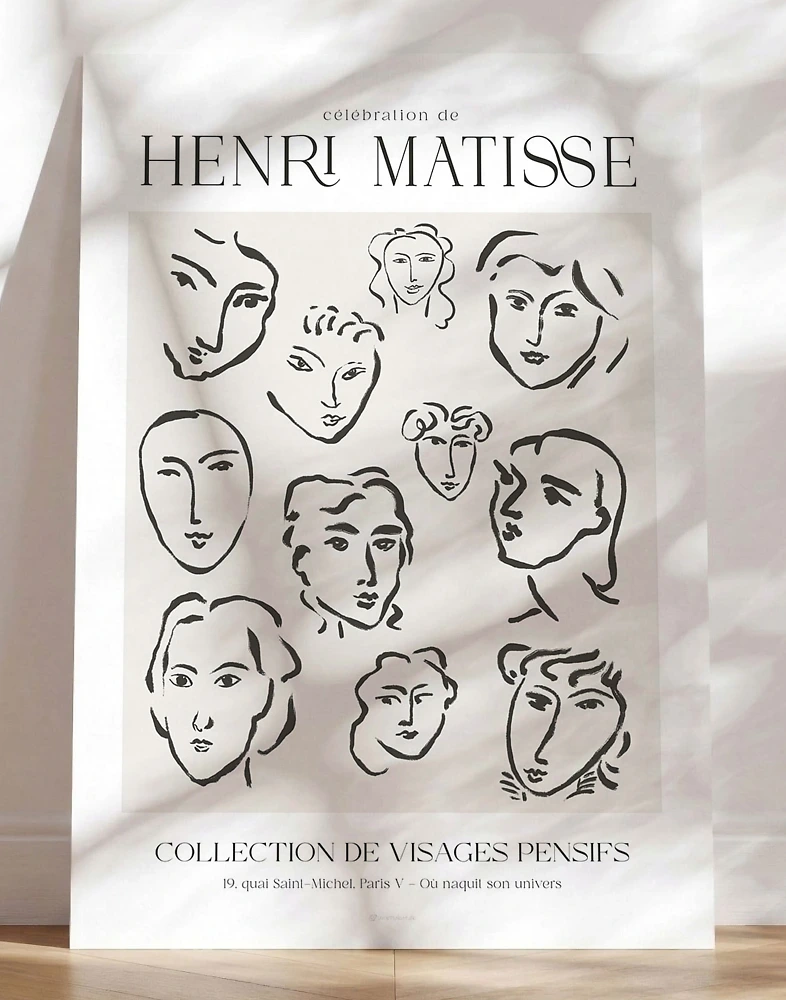 Inspirerad av Matisse - Kvinnliga ansikten