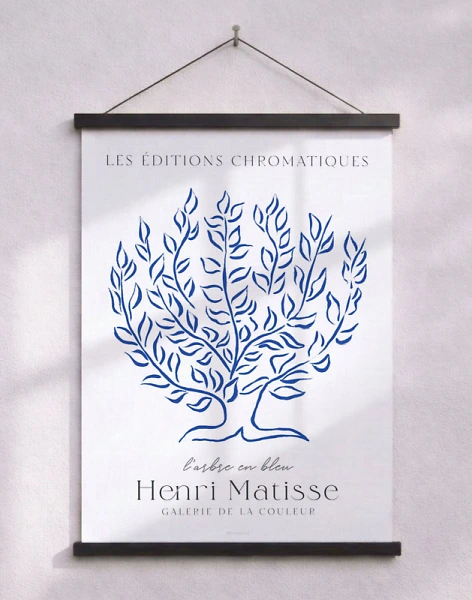 Henri Matisse affish - L'abre en bleu