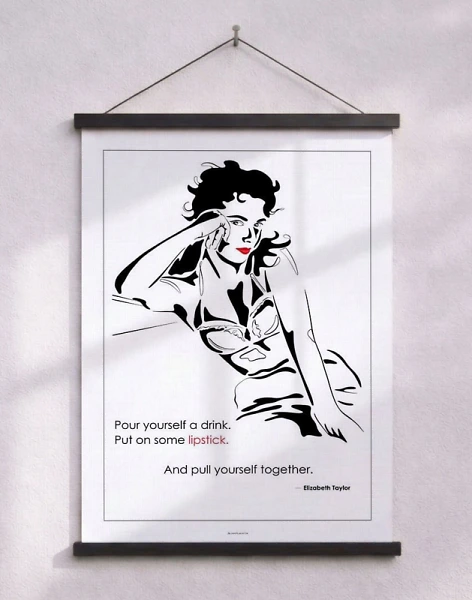 Elizabeth Taylor affisch