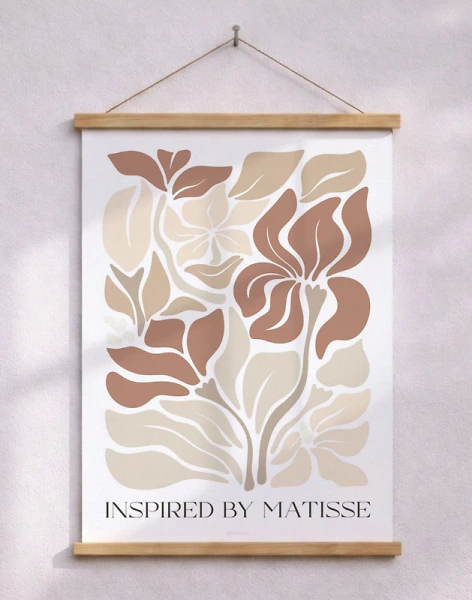 Inspired by Matisse - Blomsterutklipp