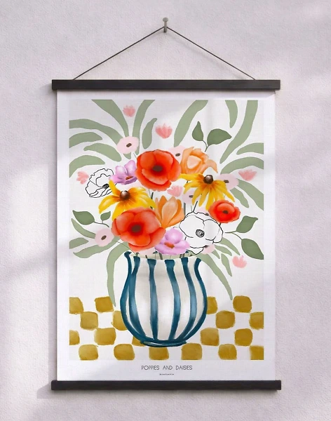 Konstaffisch - Poppies and daisies