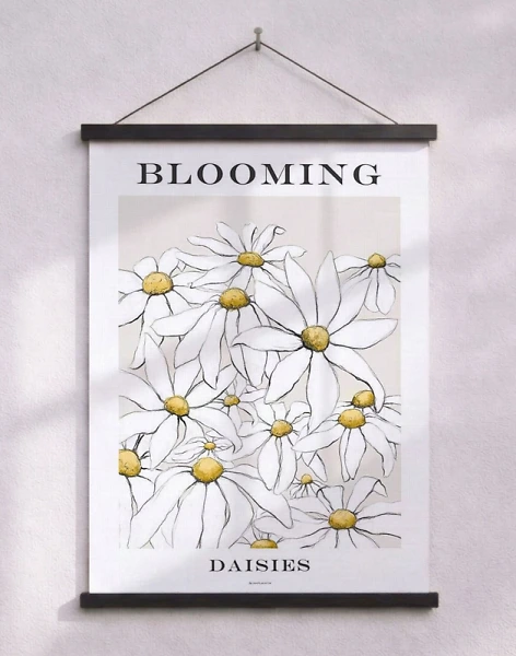 Konstaffisch - Blommande prästkragar