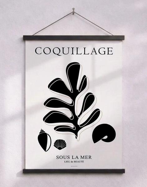 Grafisk affisch - Under havet