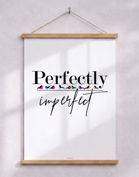 Perfectly imperfect - Birds affisch