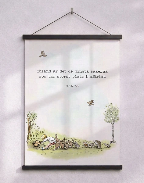 Nalle Puh-poster – De minsta sakerna