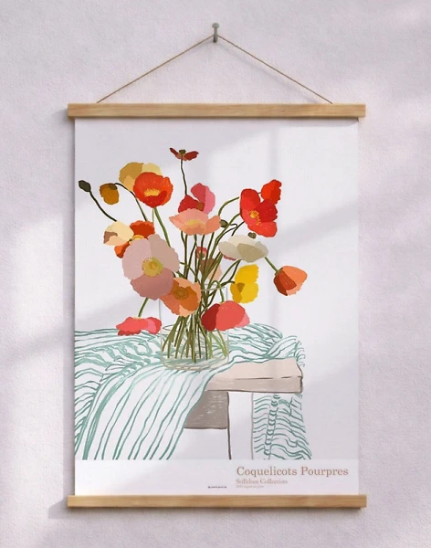 Stilleben konstaffisch - Coquelicots Pourpres