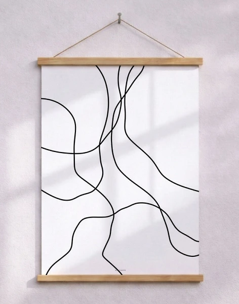 Lines - grafisk affisch