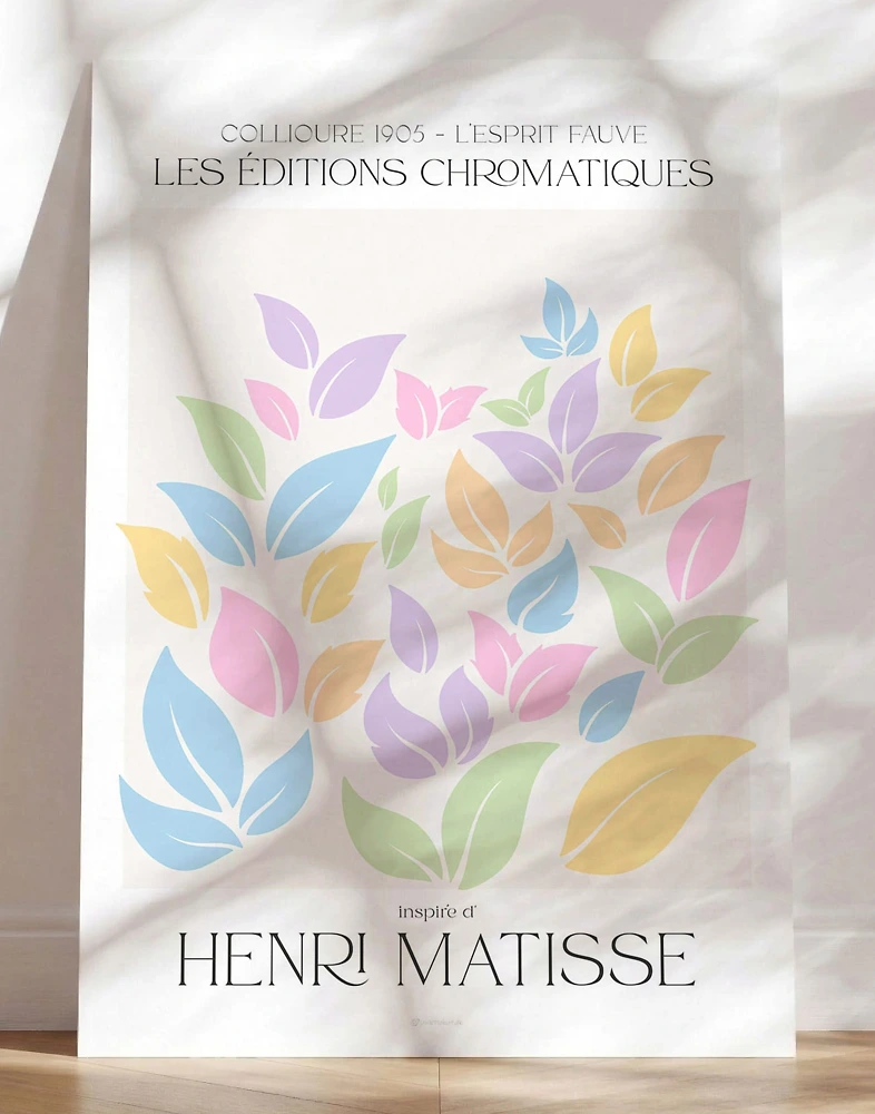 Matisse-affisch - Pastellblad