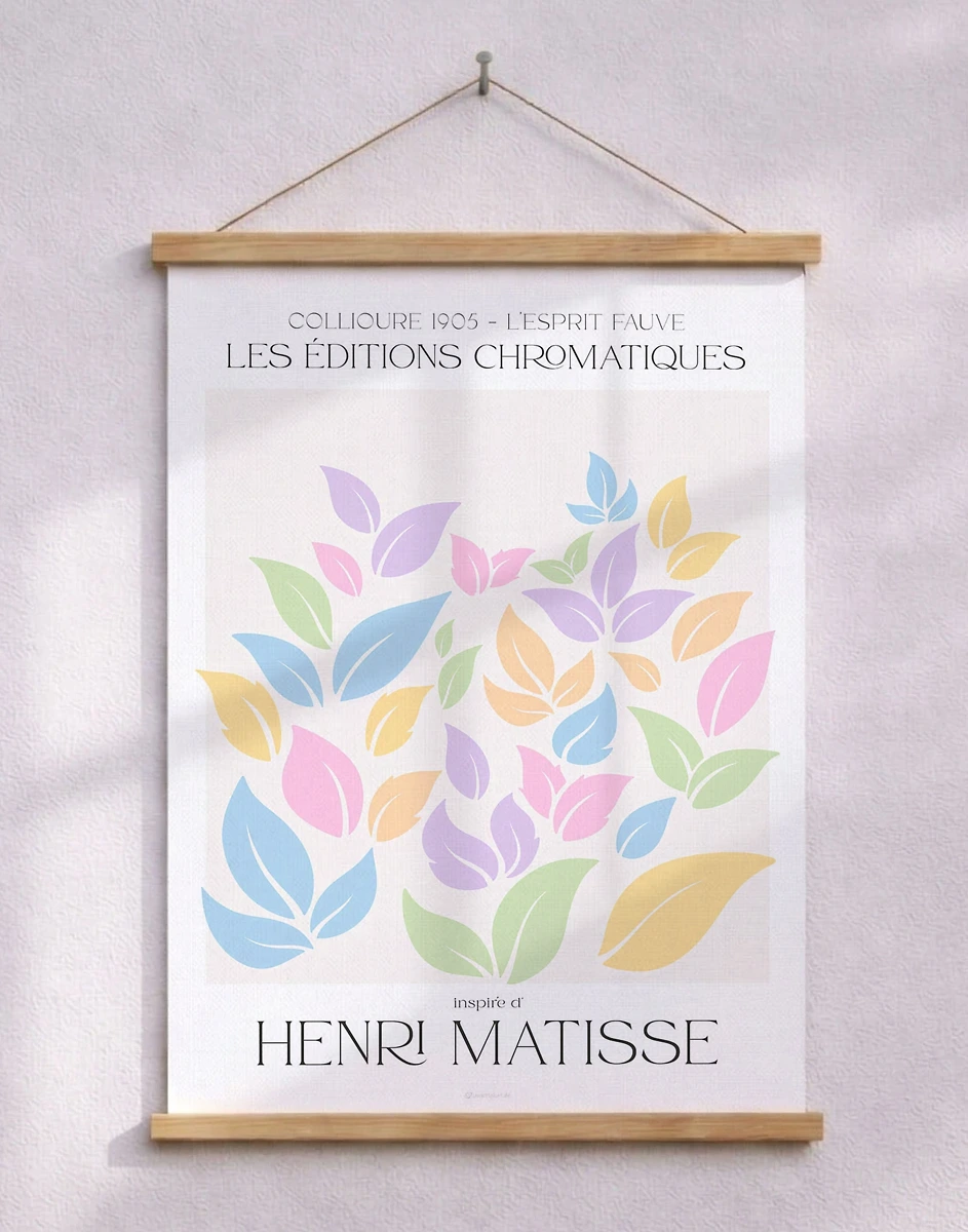 Matisse-affisch - Pastellblad