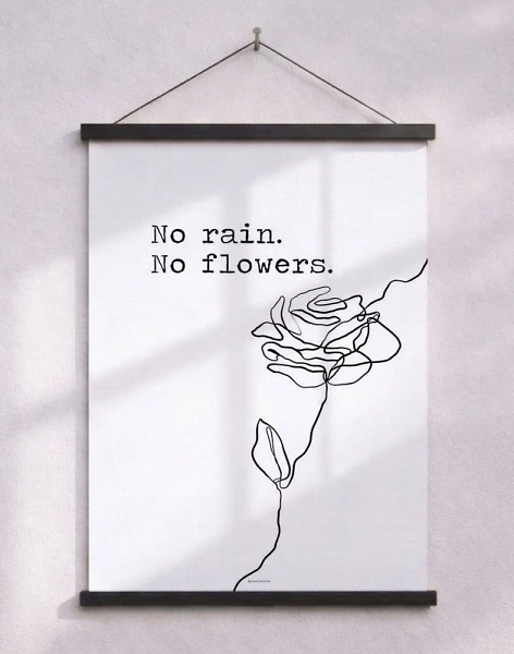 Citat om livet och kärleken - No rain