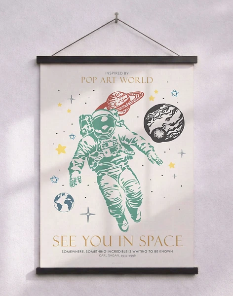 See You In Space - Inspired by Pop Art World