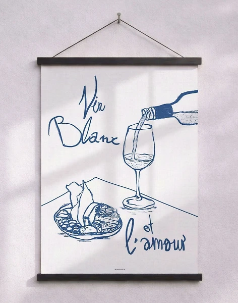 Köksaffisch - Vin blanc et l'amour
